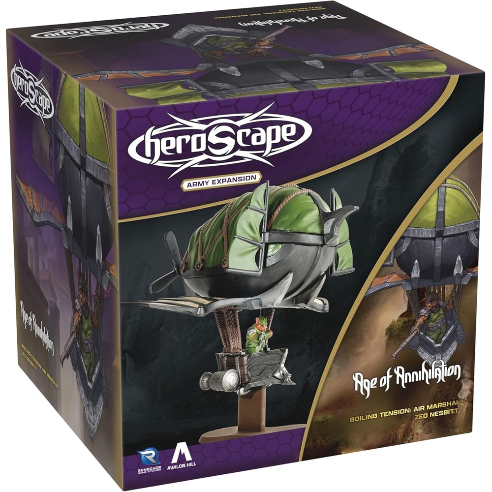 image:imageRenegade Game Studios Heroscape Age of Annihilation Air Marshal Zed Nesbitt Army Expansion Miniature