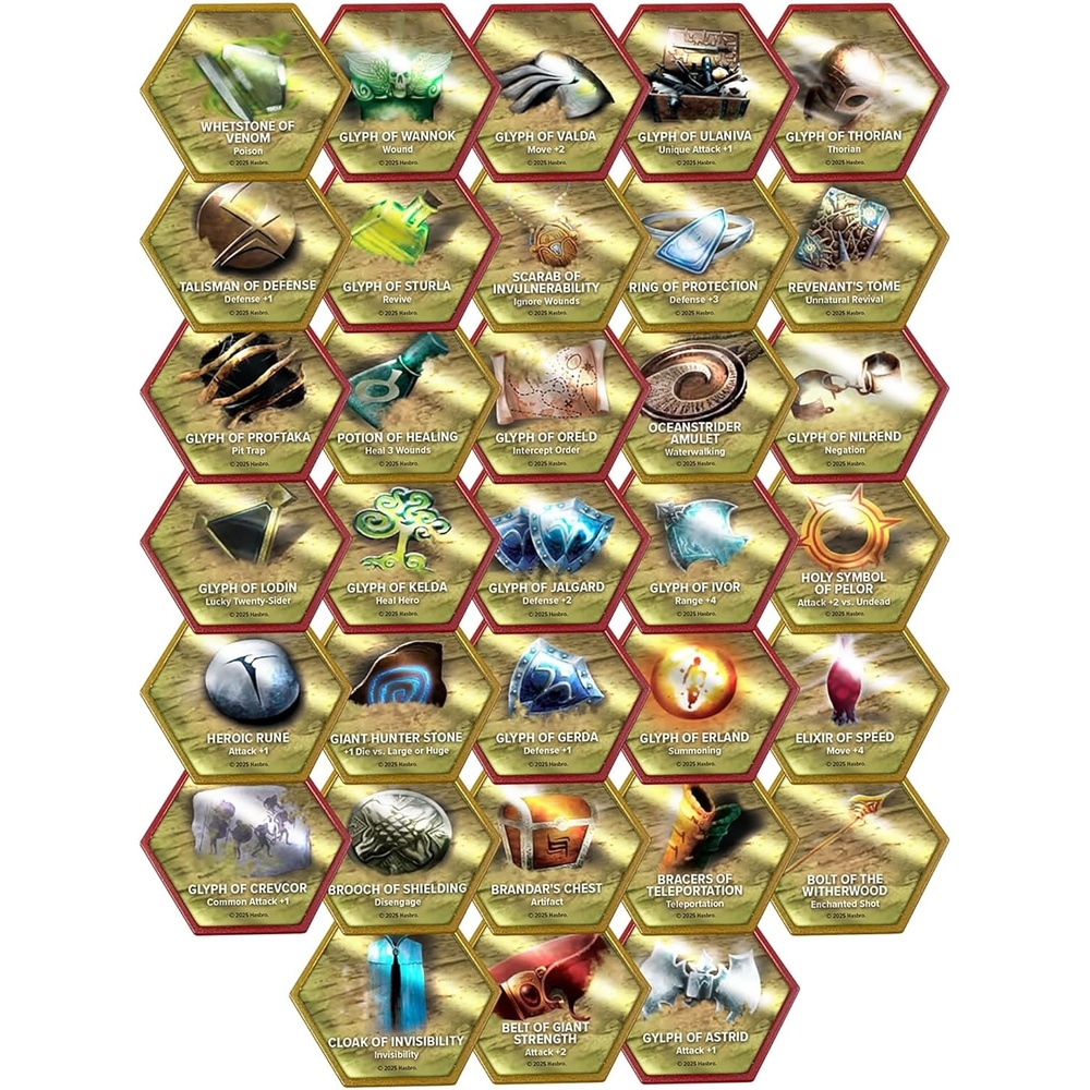 image:imageRenegade Game Studios Heroscape Glyph Pack Expansion 33 Glyphs Miniatures Strategy Game AddOn for Enhanced Tactical Gameplay