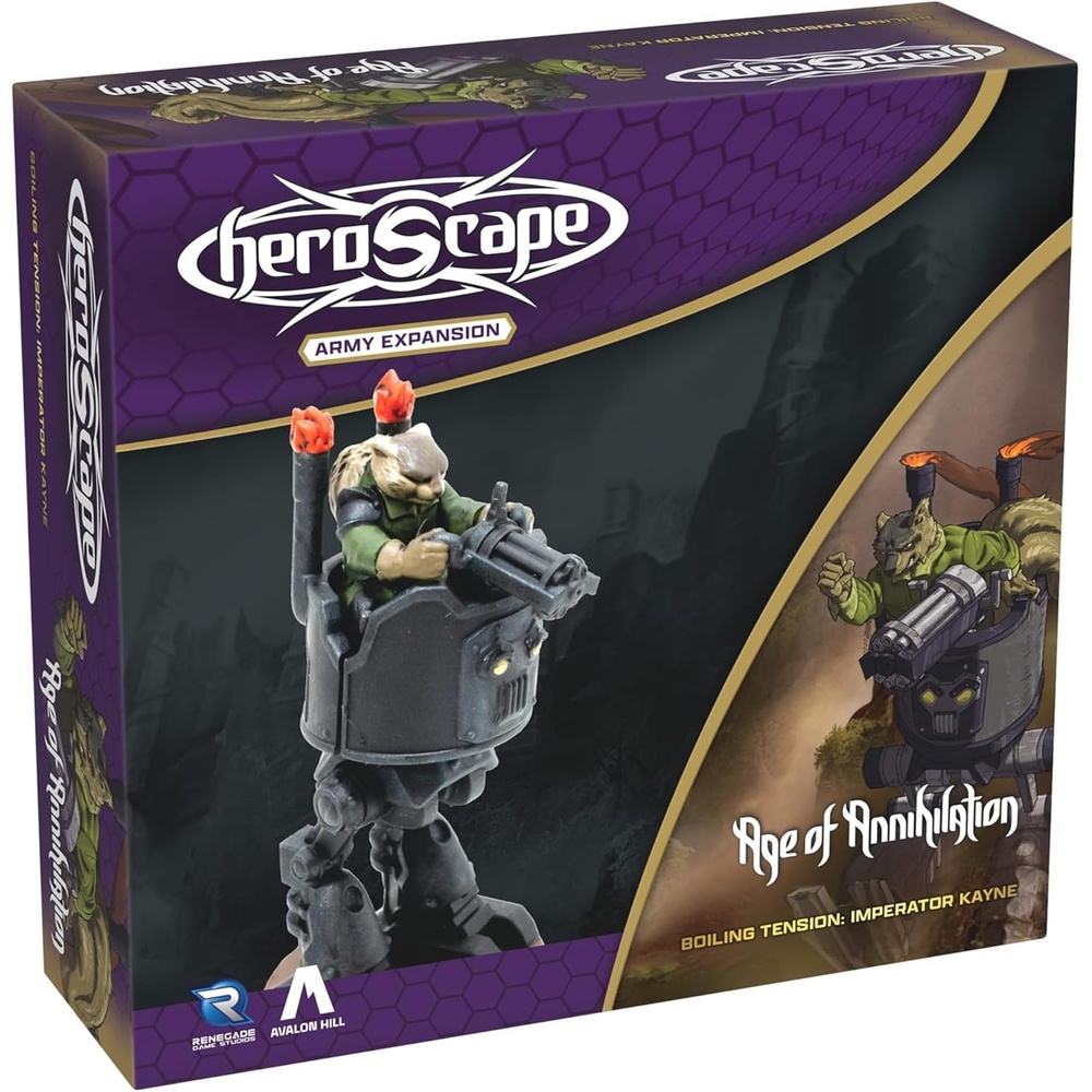 image:imageRenegade Game Studios Heroscape Imperator Kayne Miniature Army Expansion with Card