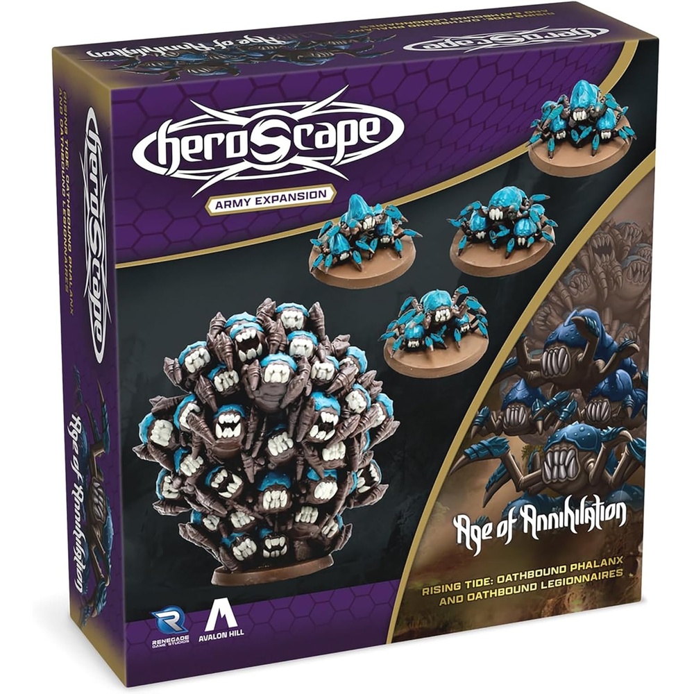 image:imageRenegade Game Studios Heroscape Rising Tide Army Expansion Oathbound Phalanx amp Legionnaires Miniatures
