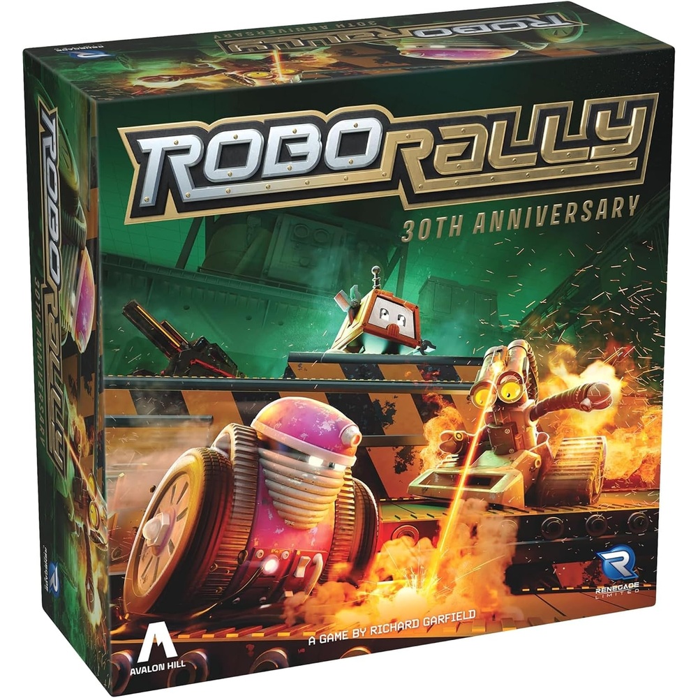 image:imageRenegade Game Studios Robo Rally Board Game 30th Anniversary Edition Deluxe Strategy Game with Premium Components Eight Players