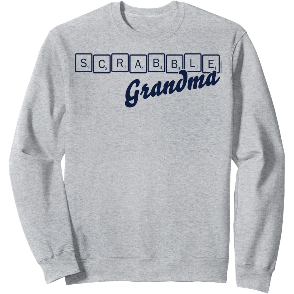 image:imageScrabble Grandma Tiles SweatshirtHeather Grey