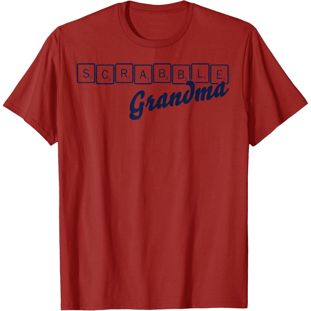 image:imageScrabble Grandma Tiles TShirtCranberry Red