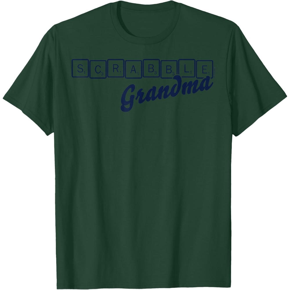 image:imageScrabble Grandma Tiles TShirtDark Green
