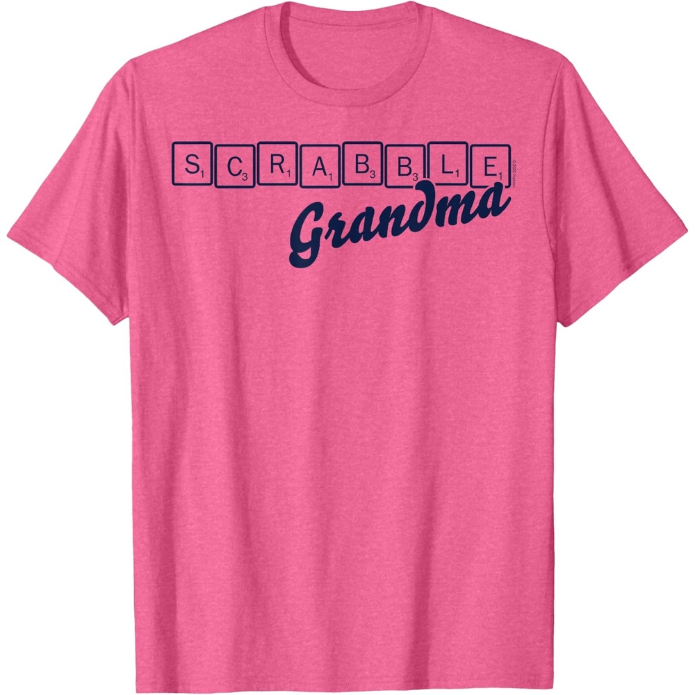 image:imageScrabble Grandma Tiles TShirtPink Heather