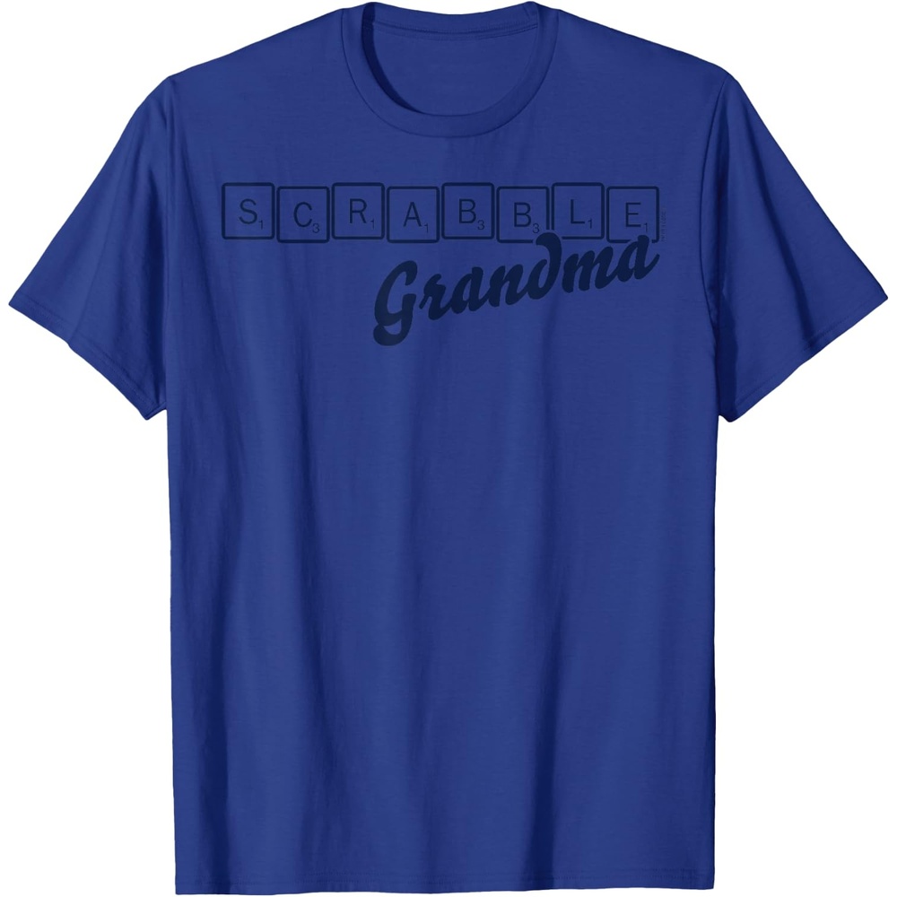 image:imageScrabble Grandma Tiles TShirtRoyal Blue