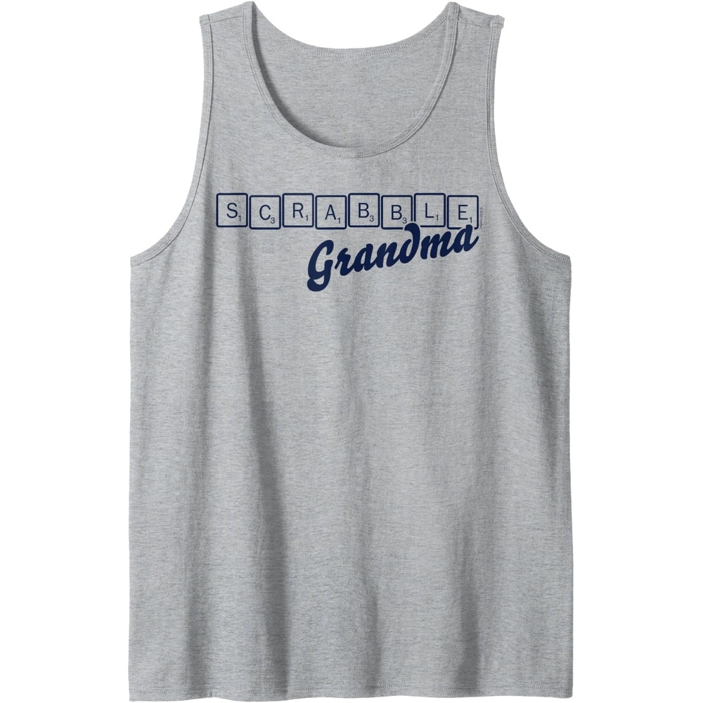 image:imageScrabble Grandma Tiles Tank TopHeather Grey