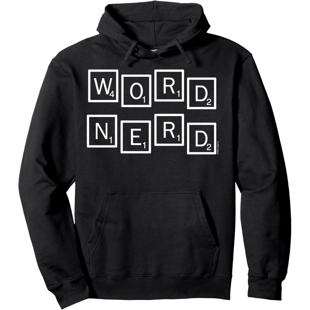 image:imageScrabble Word Nerd Tiles Pullover HoodieBlack