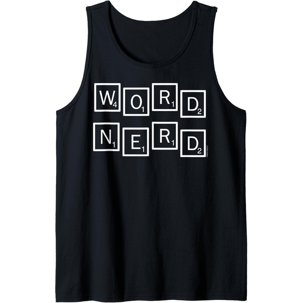 image:imageScrabble Word Nerd Tiles Tank TopBlack
