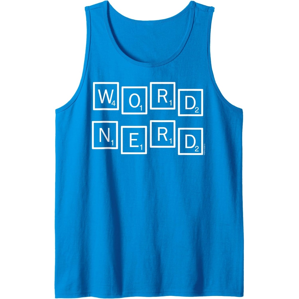 image:imageScrabble Word Nerd Tiles Tank TopSapphire Blue