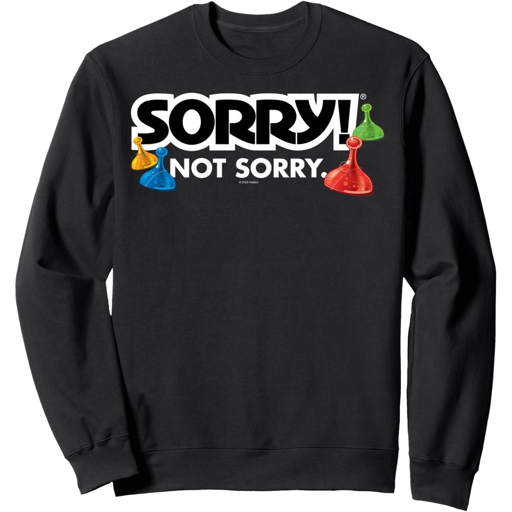 image:imageSorry Not Sorry Logo SweatshirtBlack