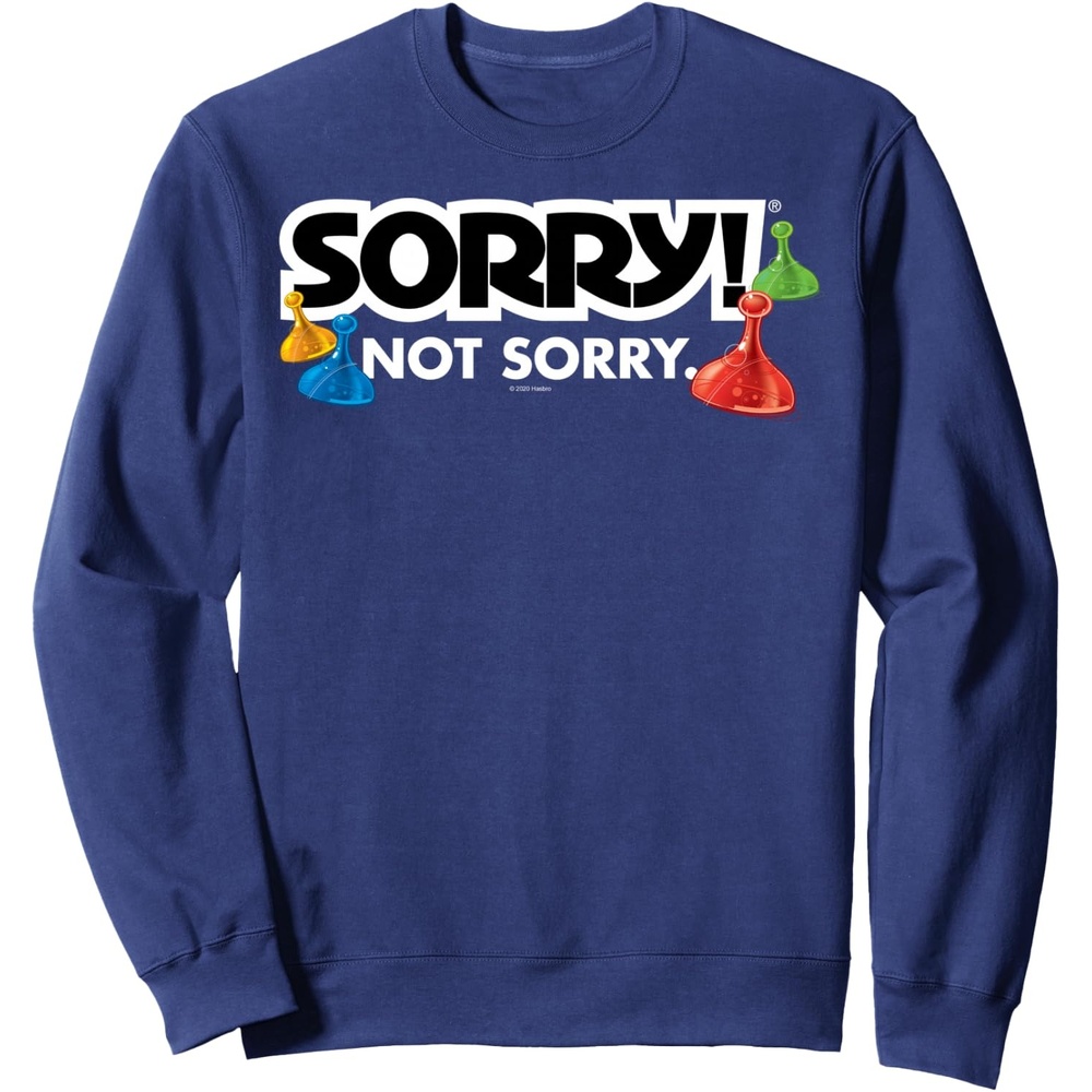 image:imageSorry Not Sorry Logo SweatshirtNavy Blue