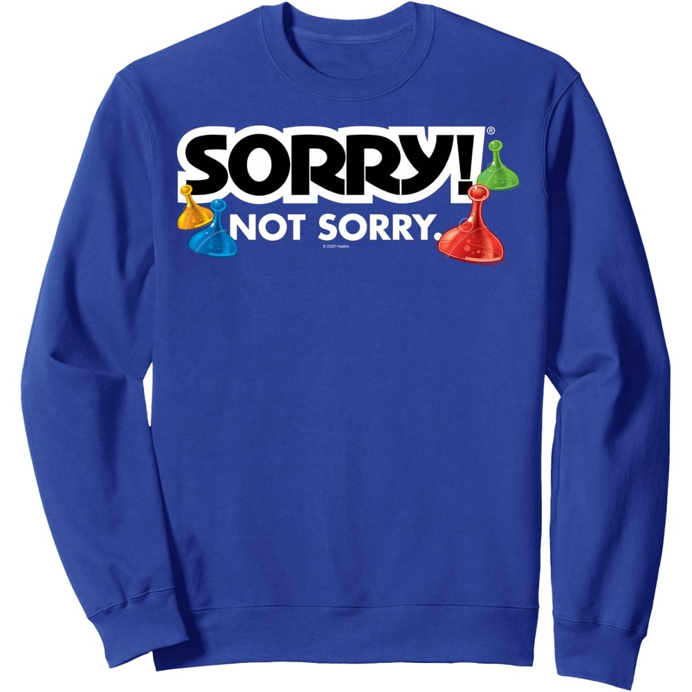 image:imageSorry Not Sorry Logo SweatshirtRoyal Blue