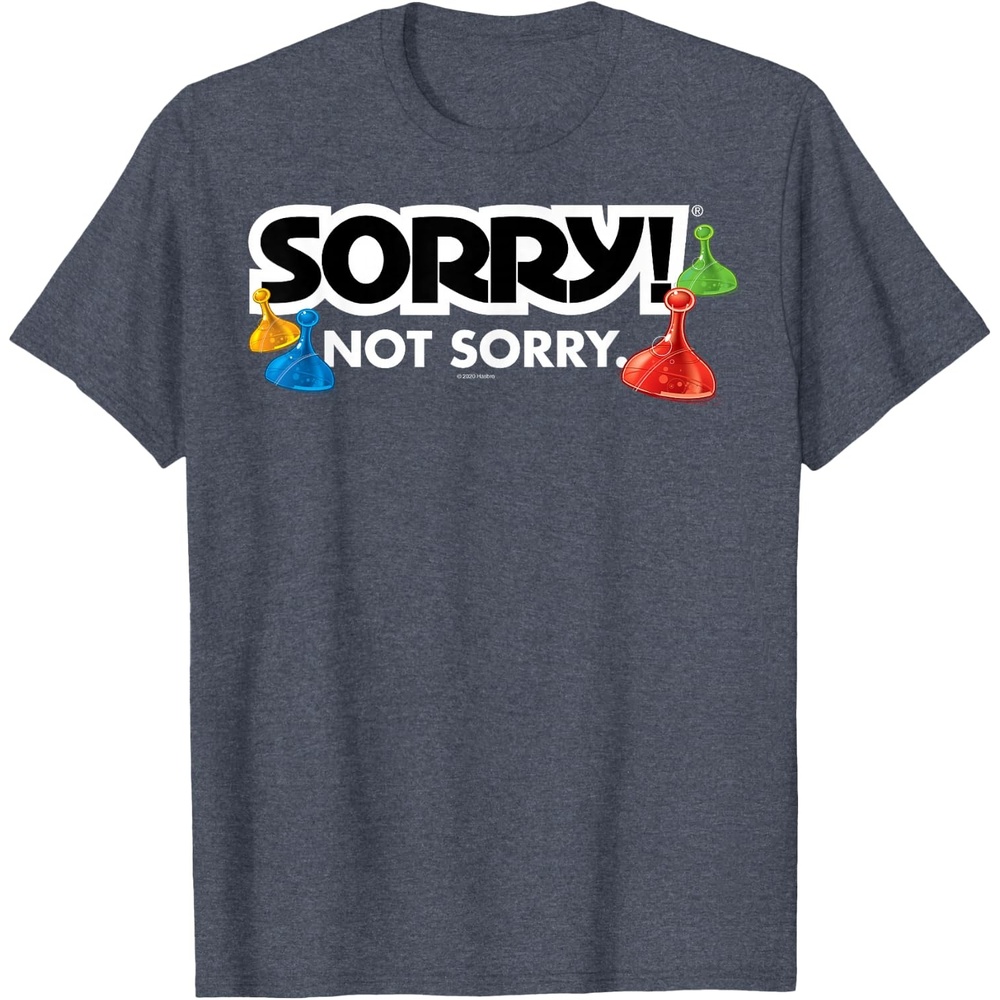 image:imageSorry Not Sorry Logo TShirtHeather Blue