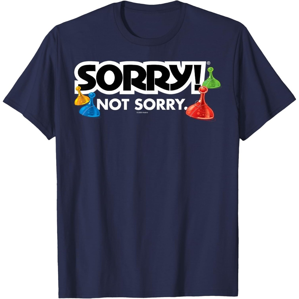 image:imageSorry Not Sorry Logo TShirtNavy Blue