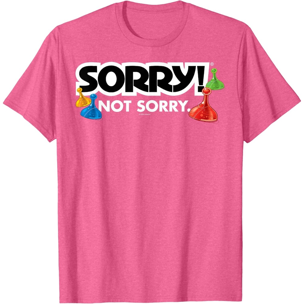 image:imageSorry Not Sorry Logo TShirtPink Heather
