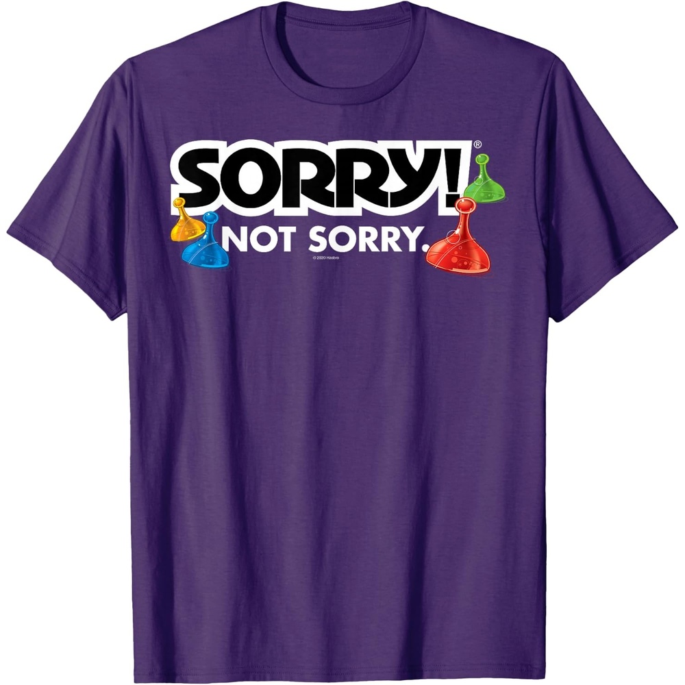 image:imageSorry Not Sorry Logo TShirtPurple