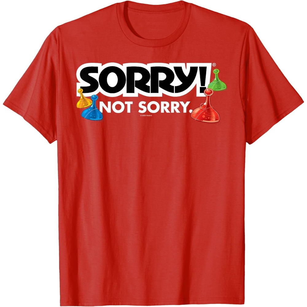 image:imageSorry Not Sorry Logo TShirtRed