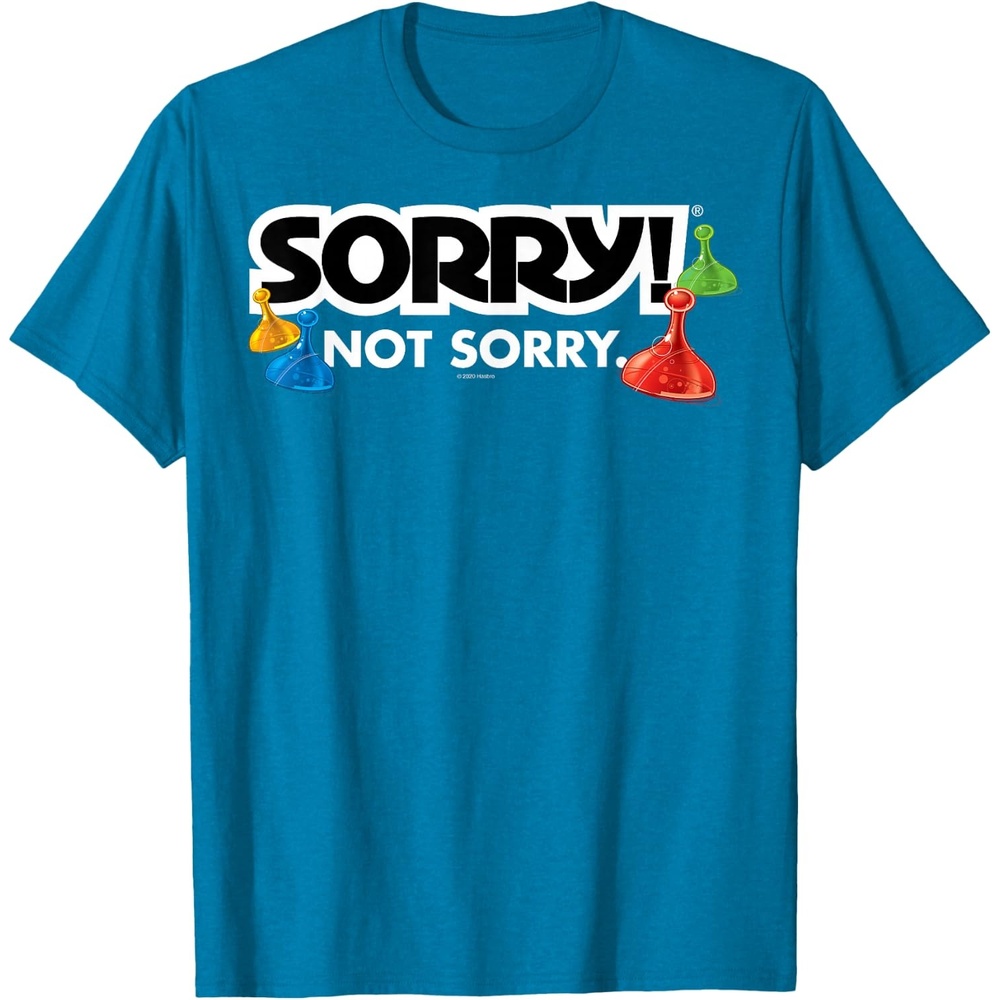 image:imageSorry Not Sorry Logo TShirtSapphire Blue