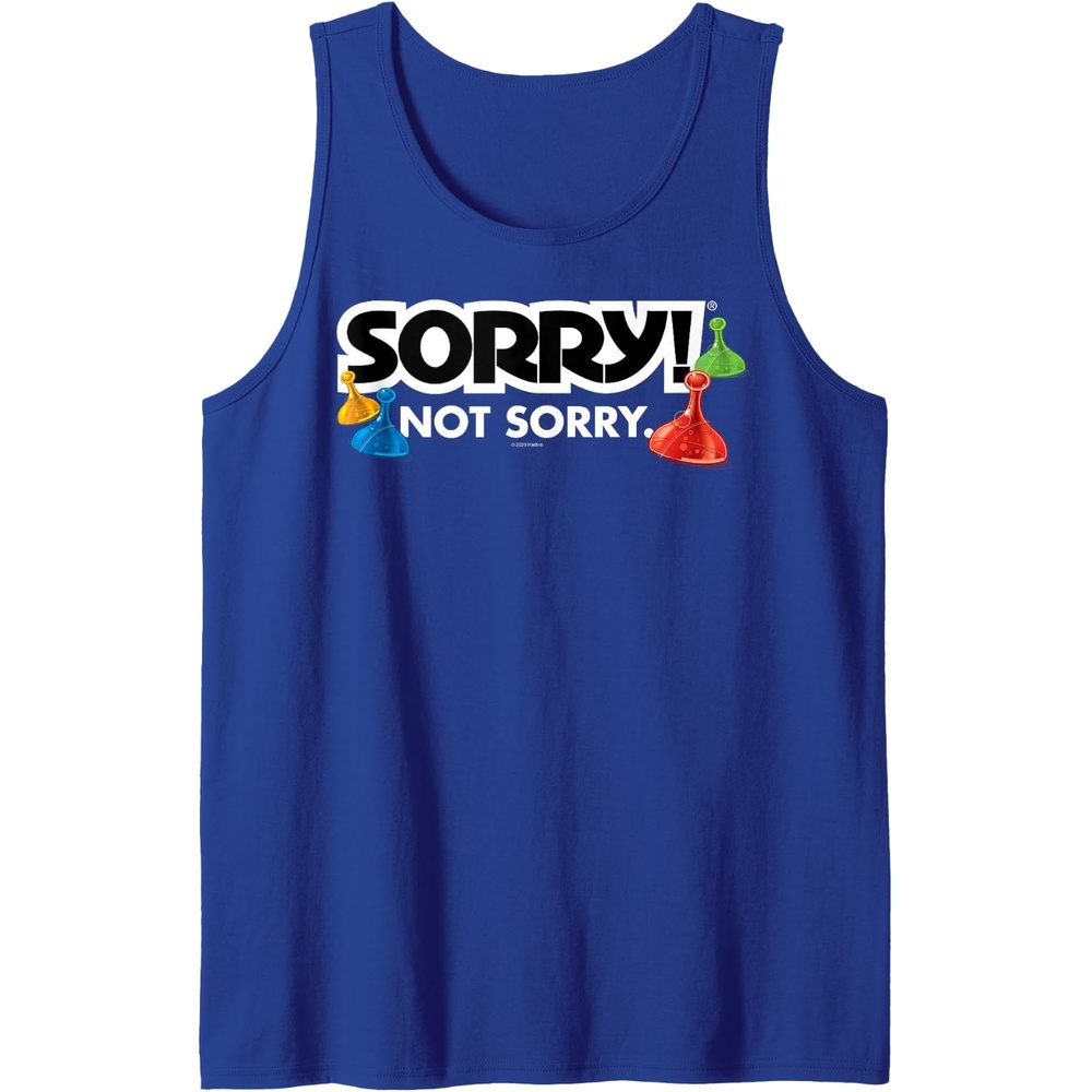 image:imageSorry Not Sorry Logo Tank TopRoyal Blue