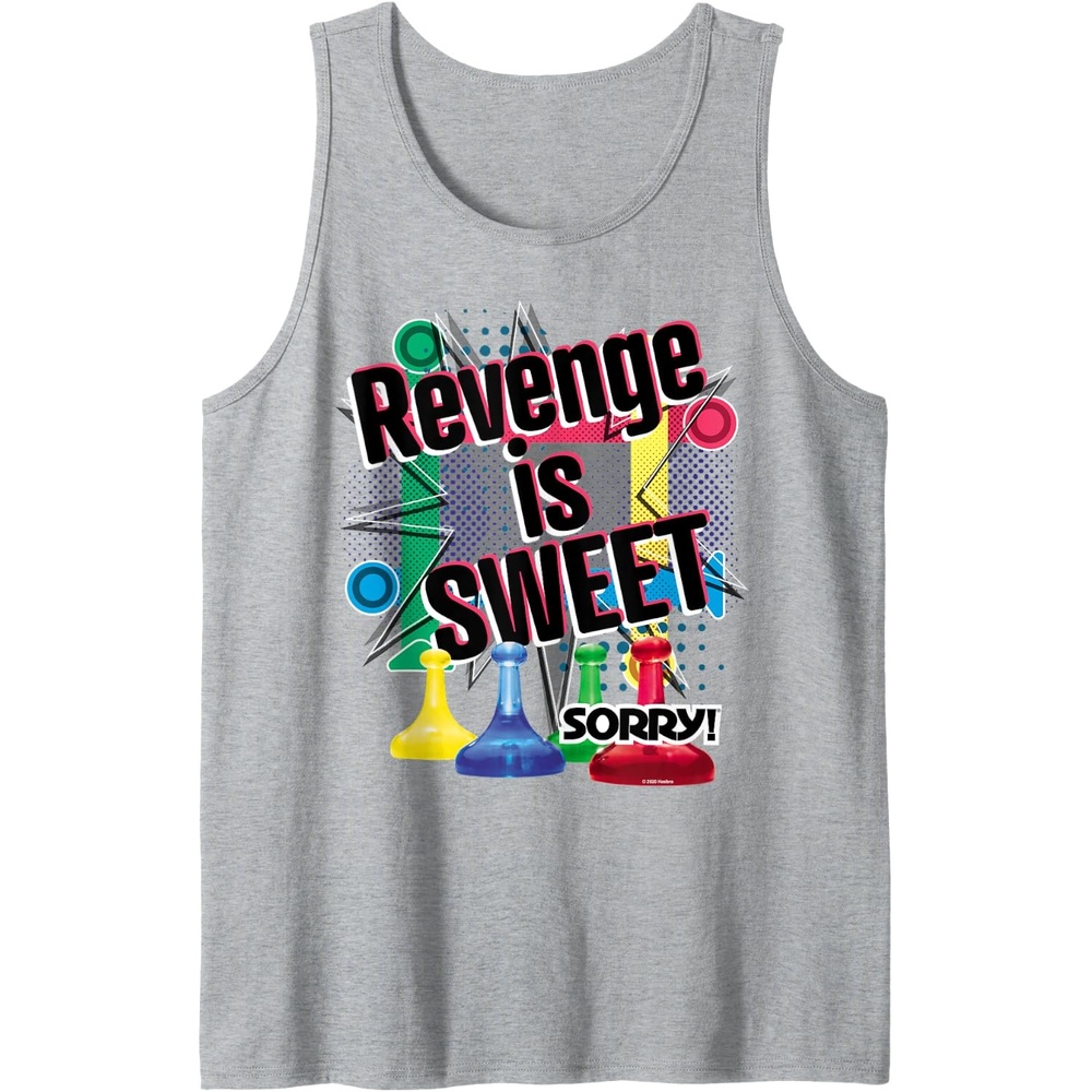image:imageSorry Revenge Is Sweet Tank TopHeather Grey