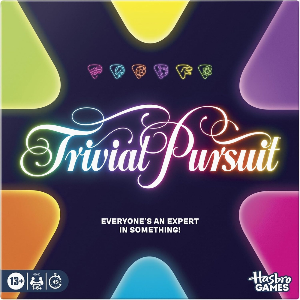 image:imageTrivial Pursuit Board Game 2026 Updated Features CoOp and Team Options Fun Trivia Party Games 1 to 6 or More Players 45 Mins Ages 13