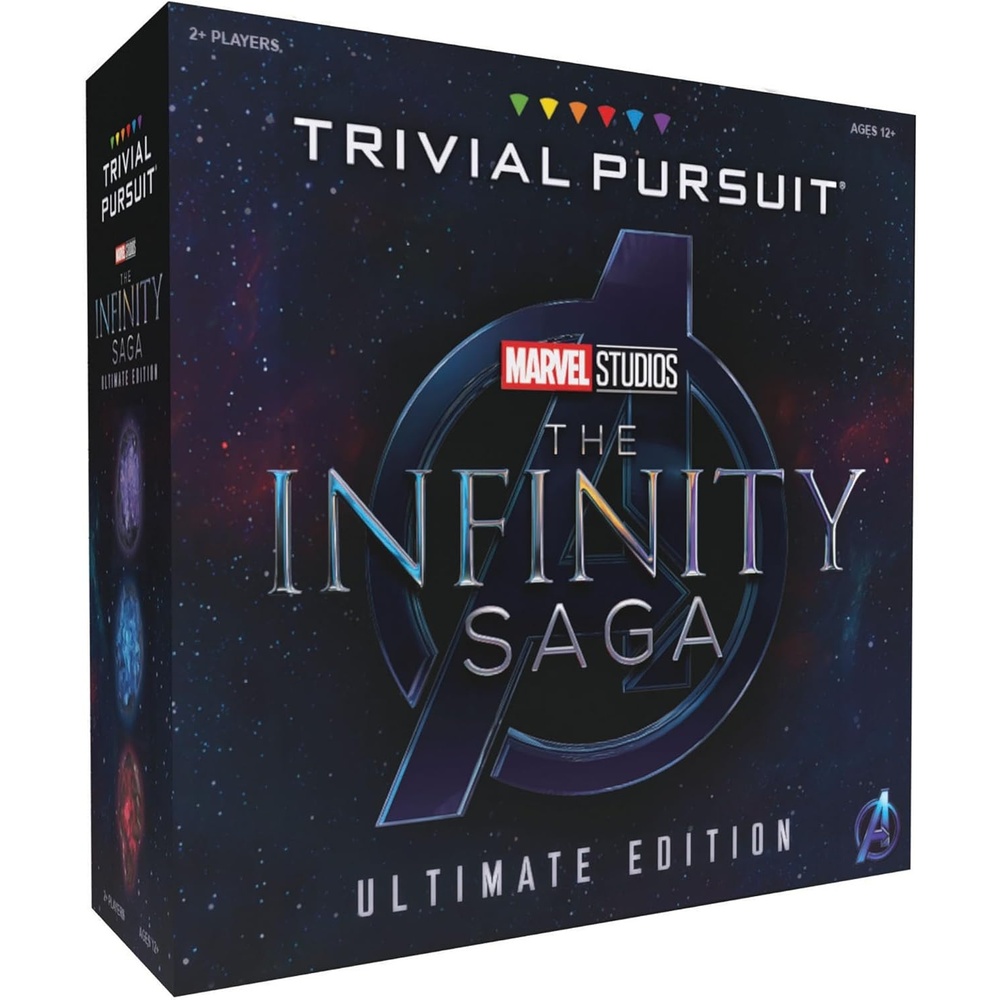 image:imageTrivial Pursuit Marvel Cinematic Universe Ultimate Edition Officially Licensed Collectible Trivia Board Game Featuring 6 Infinity Stone Location Movers 1800 Questions MCU Phases 13