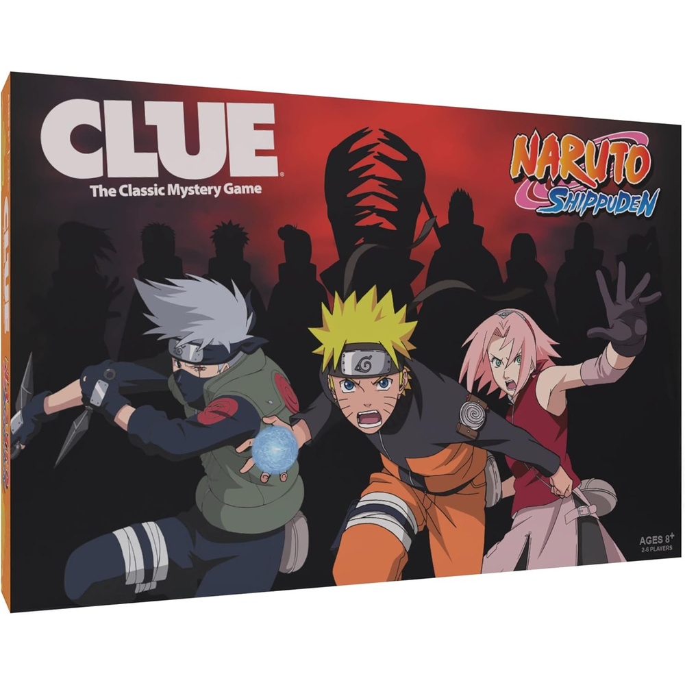 image:imageUSAOPOLY CLUE Naruto  Solve The Mystery in This Collectible Clue Game  Featuring Characters amp Locations from The Anime TV Show Naruto  OfficiallyLicensed Naruto TV Show Game amp Merchandise