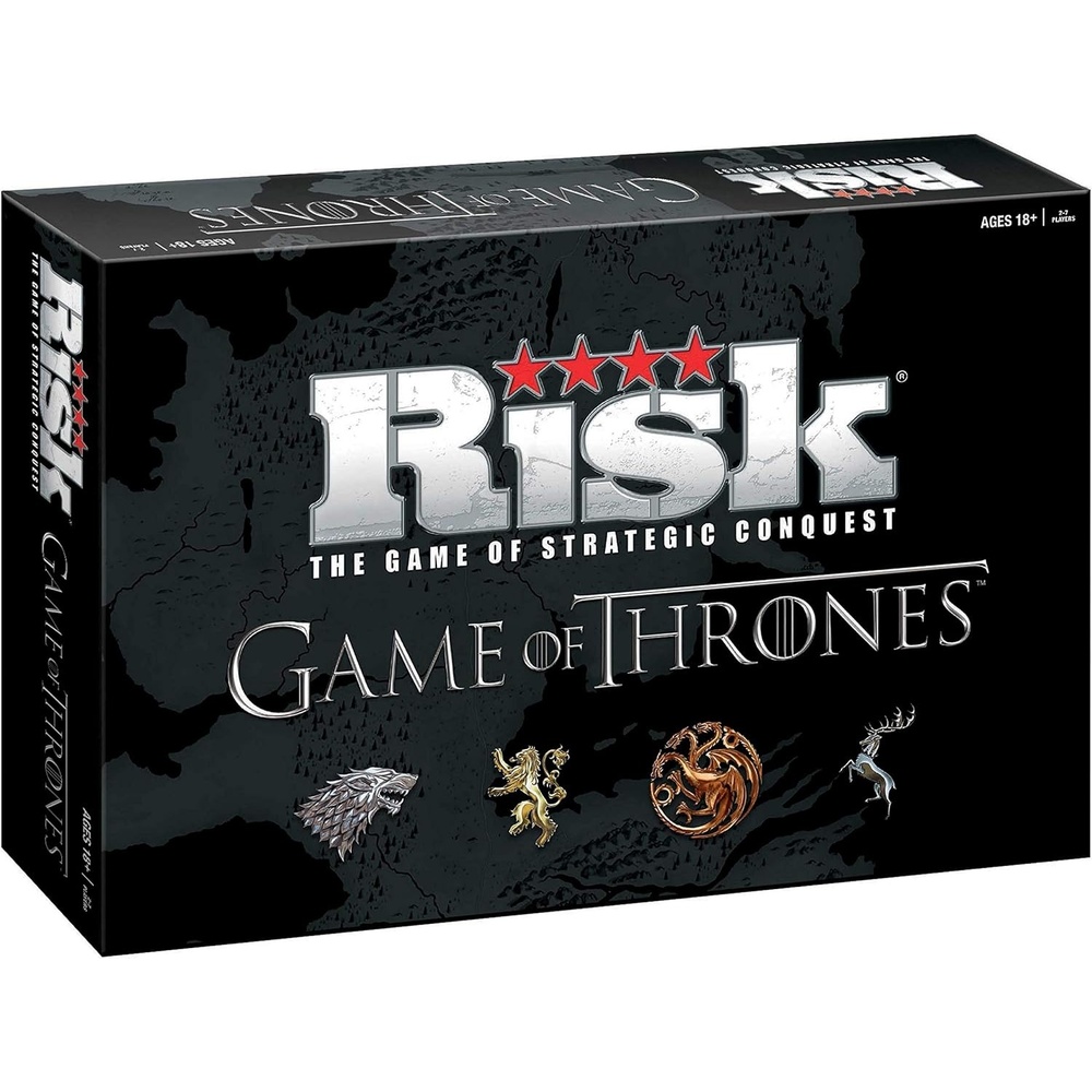 image:imageUSAOPOLY Risk Themed Game of Thrones Strategy Board Game for Game of Thrones Fans  Official Merchandise  Based on The TV Show on HBO Orignal Color