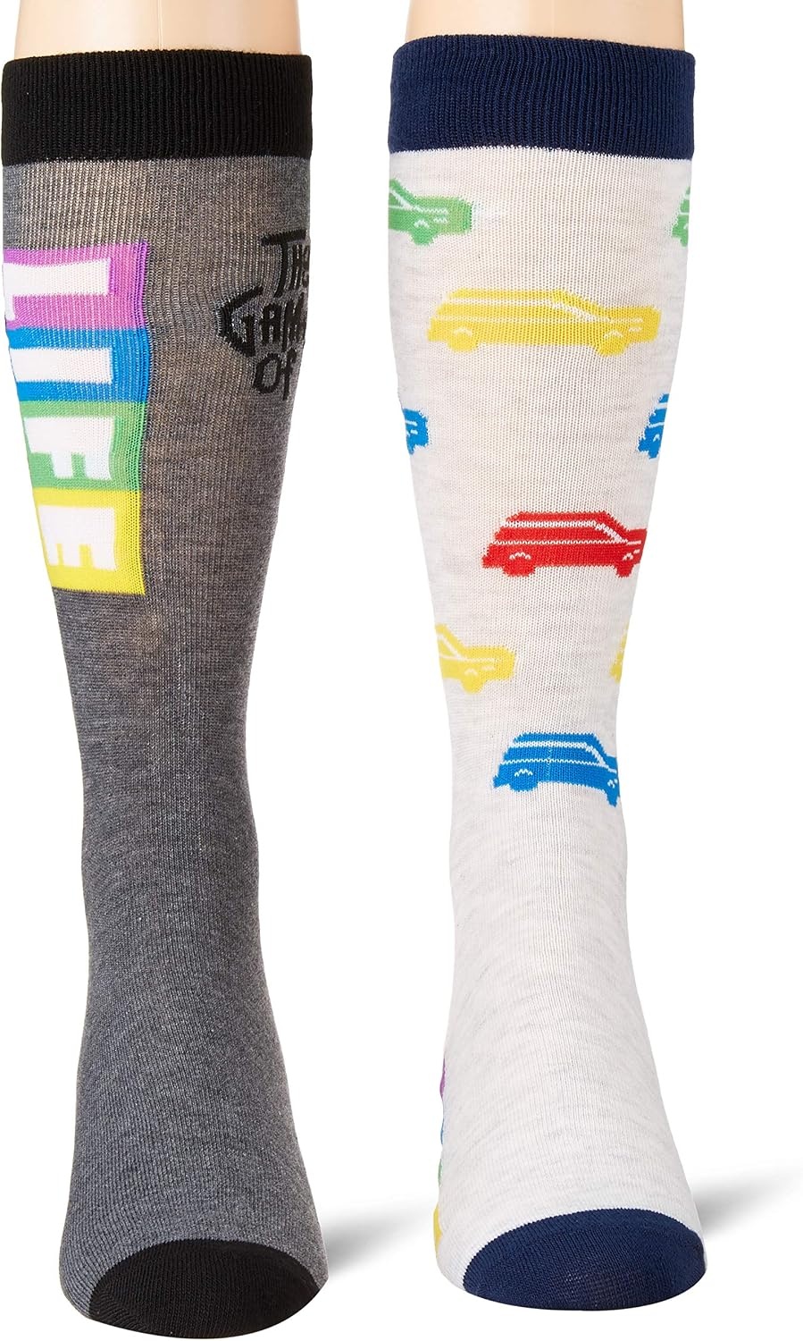 image:imagemens Hasbro Board Games Single Crew Casual Sock The Game of Lifegrey 10 13 US