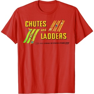 Chutes And Ladders Classic Logo T-Shirt(Red)