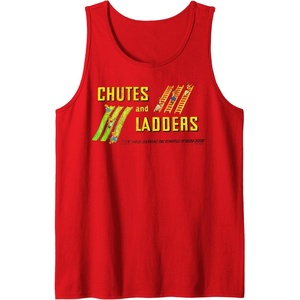 Chutes And Ladders Classic Logo Tank Top(Red)