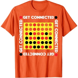 Connect Four Game Box Up T-Shirt(Orange)
