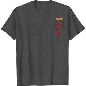 Faux Pocket T-Shirt(Dark Heather Grey)