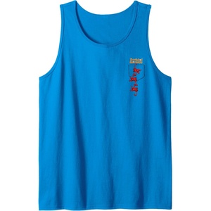 Faux Pocket Tank Top(Sapphire Blue)