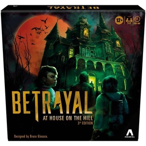 Hasbro Gaming Avalon Hill Betrayal at The House on The Hill 3rd Edition Cooperative Board Game,Ages 12 and Up,3-6 Players,50 Chilling Scenarios(Betrayal at House on the Hill)