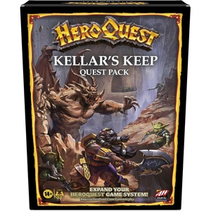 Hasbro Gaming Avalon Hill HeroQuest Kellar’s Keep Expansion, Dungeon Crawler Board Game for Ages 14 and Up 2-5 Players Requires HeroQuest Game System to Play(Kellar’s Keep (Quest Pack))