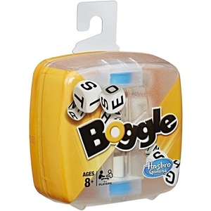 Hasbro Gaming Boggle Classic Game | Word Search Games | Ages 8+ | 1 or More Players | Portable Travel Size | Fun Family Dice Games for Adults and Kids(Standard Packaging)