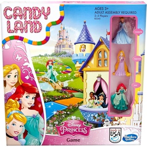 Hasbro Gaming Candy Land Disney Princess Edition Board Game, Preschool Games for 2 to 3 Players, Easter Gifts for Boys and Girls, Family Games for Kids Ages 3 and Up (Amazon Exclusive)(Game)