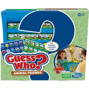 Hasbro Gaming Guess Who? Animal Friends Game | 2 Double-Sided Animal Sheets | 2-Player Board Games for Kids | Easter Gifts for Boys and Girls | Ages 6+ (Amazon Exclusive)