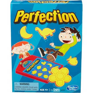 Hasbro Gaming Perfection Game for Kids | Popping Shapes and Pieces | Preschool Board Games for Clasroom | Back to School Gifts | Ages 4+ (Amazon Exclusive)(Standard Packaging)