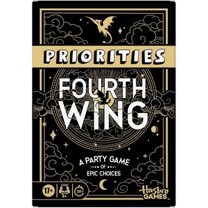 Hasbro Gaming Priorities Fourth Wing Edition Game | Officially Licensed Party Game Inspired by Empyrean Series | Ages 17+ | 3+ Players | 20 Mins.