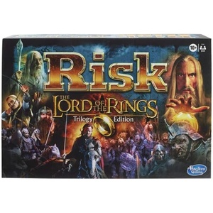 Hasbro Gaming Risk: The Lord of The Rings Trilogy Edition Strategy Family Board Games, Ages 10 and Up, for 2-4 Players (Amazon Exclusive)