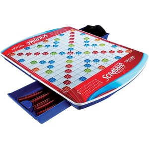 Hasbro Gaming Scrabble Deluxe Edition Board Game, (Amazon Exclusive)(Scrabble)