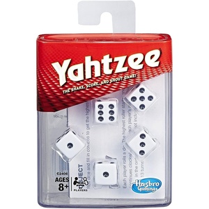 Hasbro Gaming Yahtzee Board Game, Fast-Playing Dice Game for Kids, Teens, and Adults, Strategy Games, Family Games for Kids, 2 or More Players, Ages 8 and Up