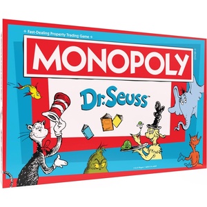 Monopoly: Dr. Seuss | Buy, Sell, Trade Books | Collectible Classic Monopoly Game Featuring Custom Game Board & Artwork | Officially-Licensed Game & Merchandise