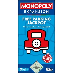 Monopoly Go to Jail Expansion | Add More Fun to Classic Monopoly Game and Play Faster | Ages 8+ | 2-6 Players | 40 Mins. | Family Board Games(Free Parking (Expansion))
