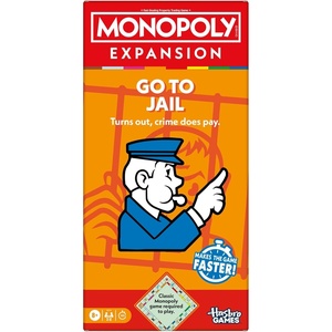 Monopoly Go to Jail Expansion | Add More Fun to Classic Monopoly Game and Play Faster | Ages 8+ | 2-6 Players | 40 Mins. | Family Board Games(Go to Jail (Expansion))