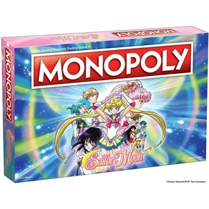 Monopoly Sailor Moon Board Game | Based on The Popular Anime TV Show | Custom Tokens, Money and Game Board | Officially Licensed Merchandise