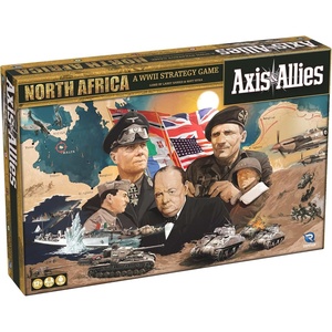 Renegade Game Studios Axis & Allies North Africa WWII Strategy Board Game with 250+ Miniatures – 2-4 Players